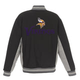 Minnesota Vikings Reversible Wool Jacket