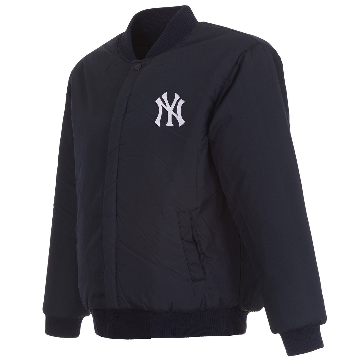 NEW YORK YANKEES REVERSIBLE WOOL JACKET - NAVY