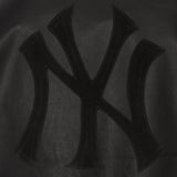 NEW YORK YANKEES FULL LEATHER JACKET - BLACK/BLACK