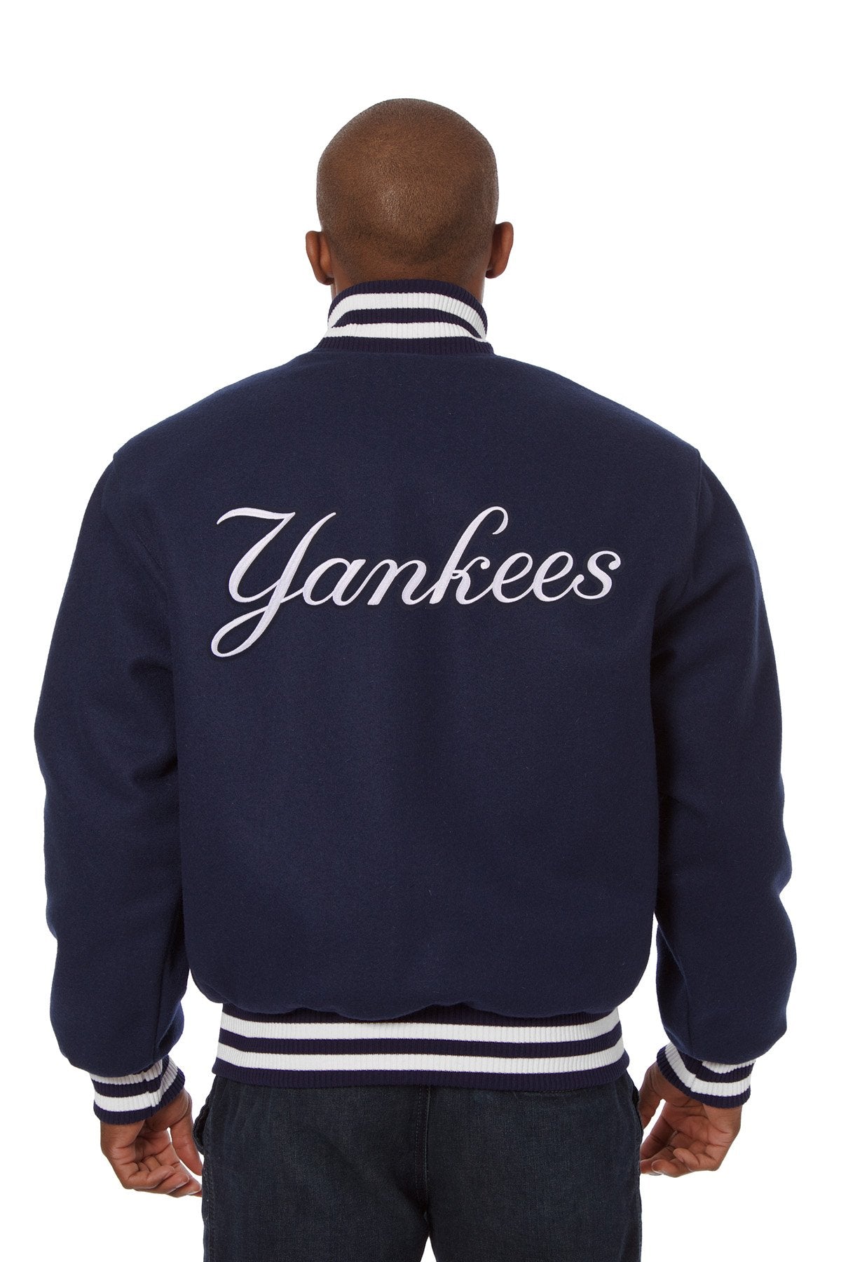 NEW YORK YANKEES EMBROIDERED WOOL JACKET