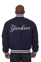 NEW YORK YANKEES EMBROIDERED WOOL JACKET