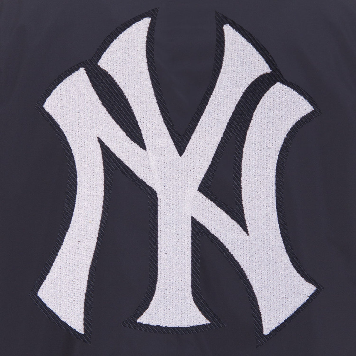 NEW YORK YANKEES JH DESIGN LIGHTWEIGHT NYLON BOMBER JACKET – NAVY