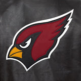 ARIZONA CARDINALS LEATHER JACKET - BLACK