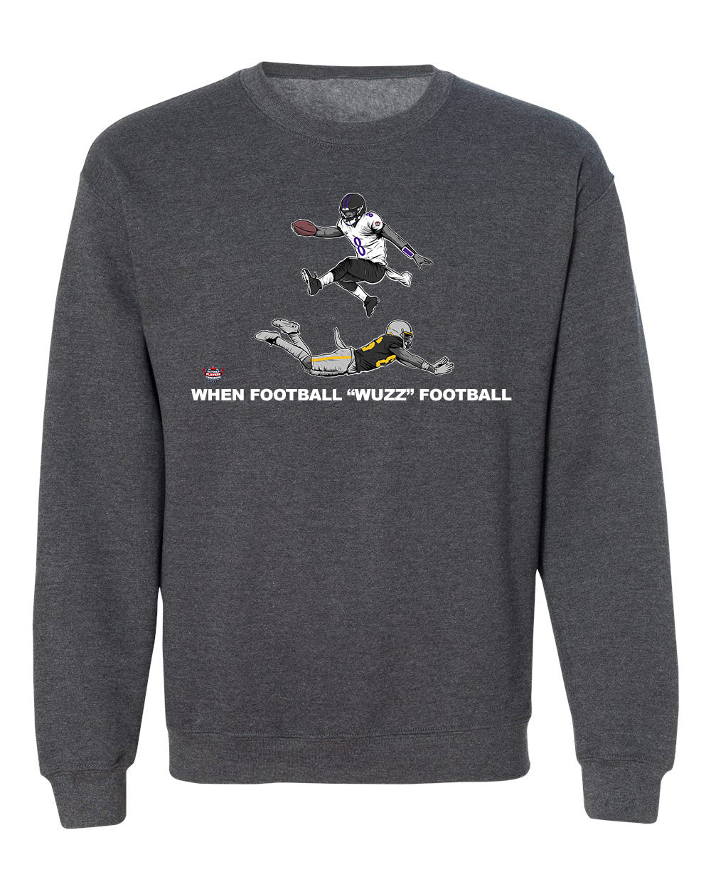 When Football "Wuzz" Football Series 2 High Flyer Pullover Sweatshirt