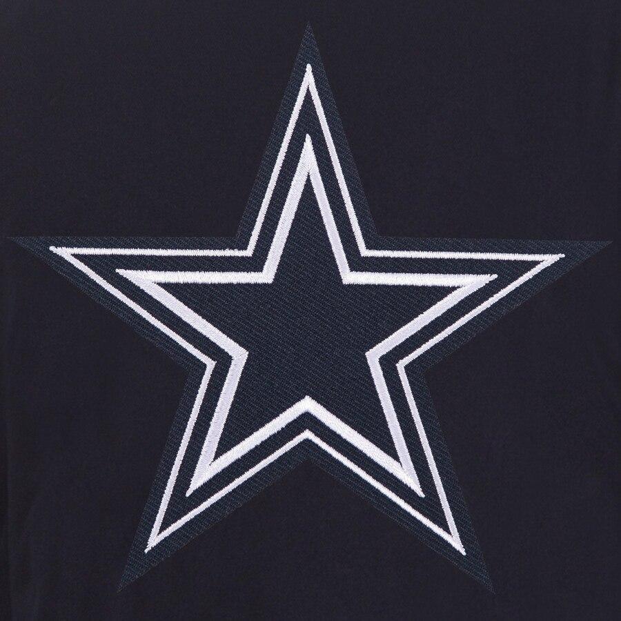 DALLAS COWBOYS POLY TWILL JACKET - NAVY